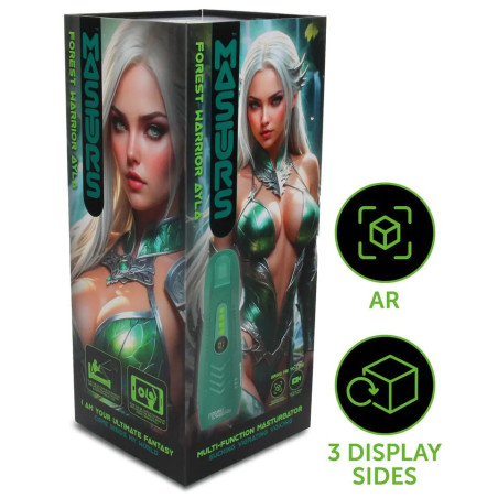 Masturbateur Réalité augmentée AYLA Forest Warrior Vert