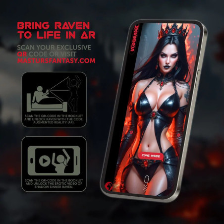 Masturbateur Réalité augmentée RAVEN Shadow Sinner Rouge