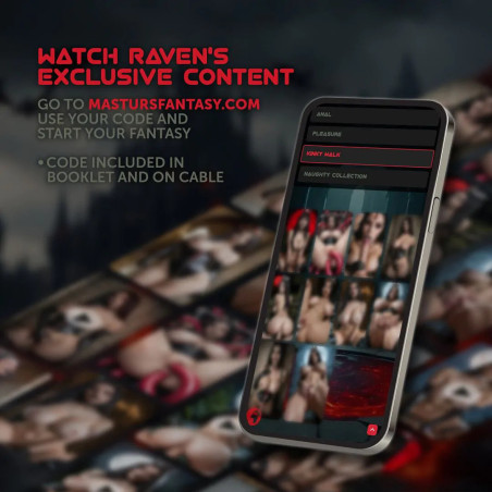Masturbateur Réalité augmentée RAVEN Shadow Sinner Rouge