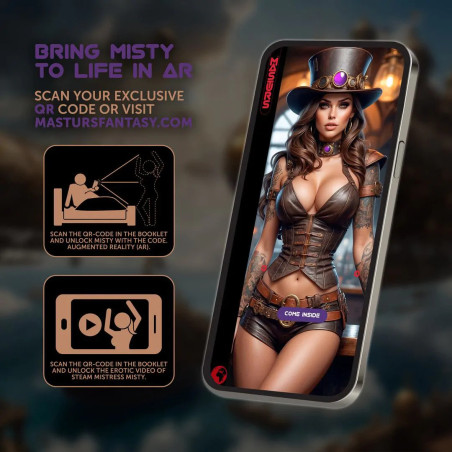 Masturbateur Réalité augmentée MISTY Steam Mistress Violet