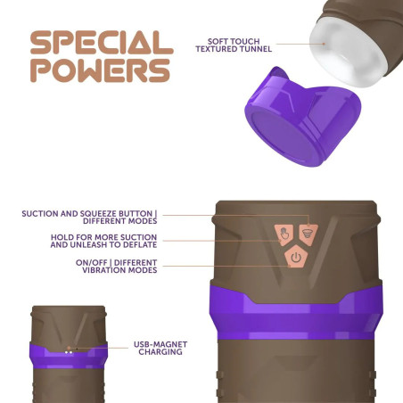 Masturbateur Réalité augmentée MISTY Steam Mistress Violet