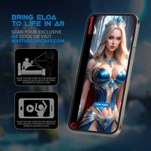 Masturbateur Réalité augmentée ELOA Winged Goddess Bleu