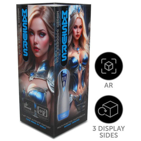 Masturbateur Réalité augmentée ELOA Winged Goddess Bleu