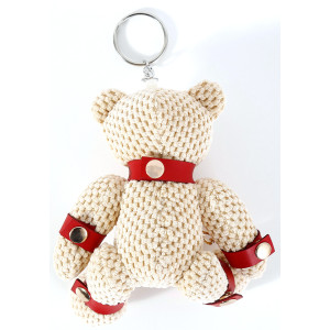 Porte-Clés Ourson TEDDYBEAR FETISH Rouge