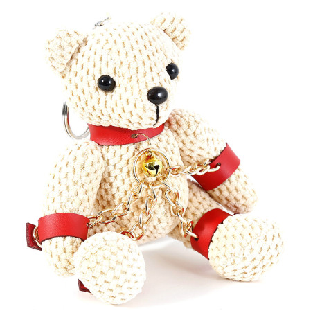 Porte-Clés Ourson TEDDYBEAR FETISH Rouge