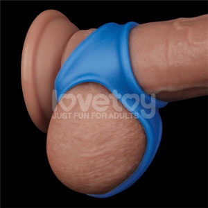 Ballstretcher Silicone TRIO GRIP ENHANCER Bleu