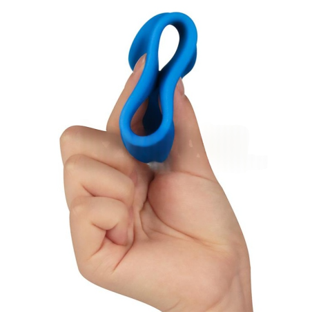 Ballstretcher Silicone TRIO GRIP ENHANCER Bleu