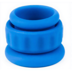 Ballstretcher en silicone TWIN FLEX Bleu - Diamètre 25 mm
