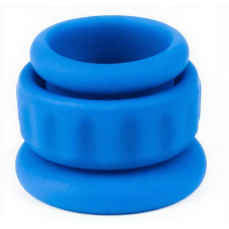 Ballstretcher en silicone TWIN FLEX Bleu - Diamètre 25 mm