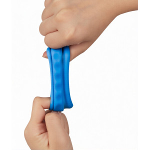 Ballstretcher en silicone TWIN FLEX Bleu - Diamètre 25 mm