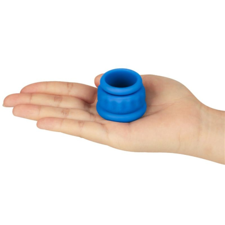 Ballstretcher en silicone TWIN FLEX Bleu - Diamètre 25 mm
