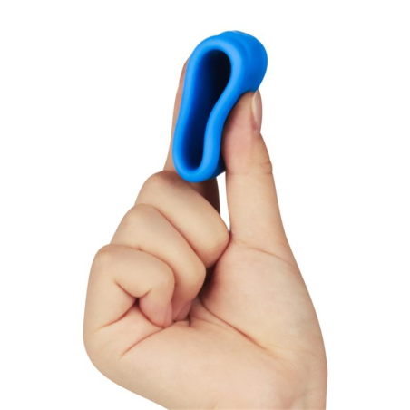 Ballstretcher en silicone TWIN FLEX Bleu - Diamètre 25 mm