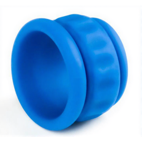 Ballstretcher en silicone TWIN FLEX Bleu - Diamètre 25 mm
