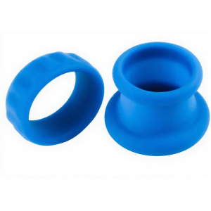 Ballstretcher en silicone TWIN FLEX Bleu - Diamètre 25 mm