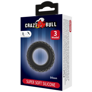 Cockring en silicone DILSON 27 mm de Crazy Bull