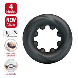 Cockring  en silicone DAQUEZ 27 mm de Crazy Bull