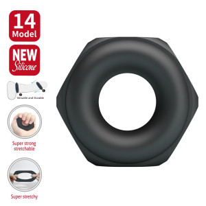 Cockring en silicone JARVIUS 25 mm de Crazy Bull