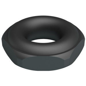 Cockring en silicone JARVIUS 25 mm de Crazy Bull