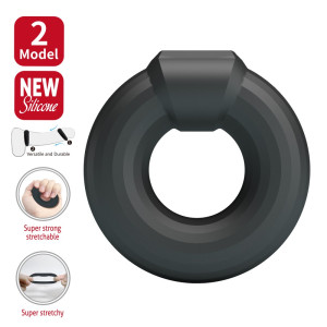 Cockring en silicone KAYKE 20 mm de Crazy Bull