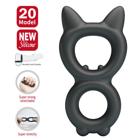 Ballstretcher silicone TORAN 26 mm Forme de Chat