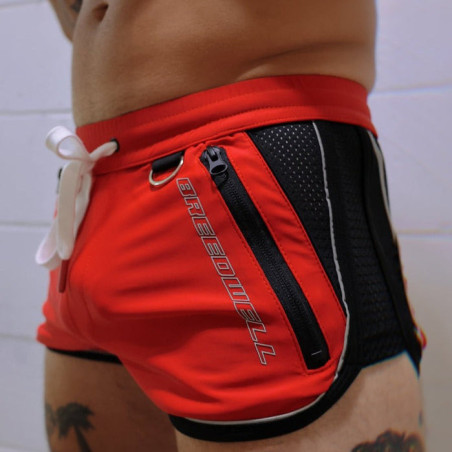 Short Rouge et noir GYMNETIXXX de Breedwell