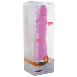 Gode Vibrant SLIM Silicone 15 x 4 cm Rose