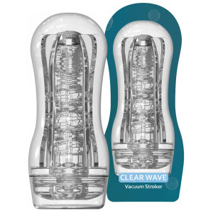 Masturbateur transparent CLEAR WAVE