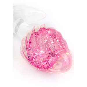 Plug transparent CRYSTALBUTT S 7 x 3.1cm