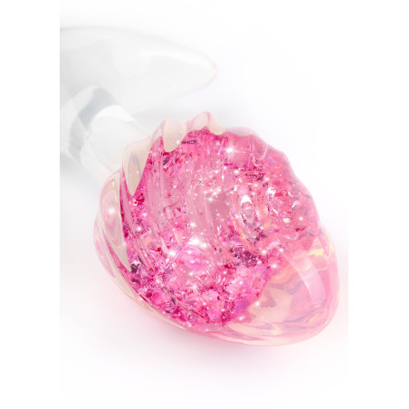 Plug transparent CRYSTALBUTT S 7 x 3.1cm