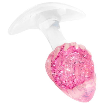 Plug transparent CRYSTALBUTT S 7 x 3.1cm