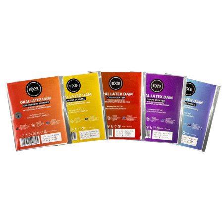 Digue orale en latex EXS ORAL 10 x 6 cm Banane