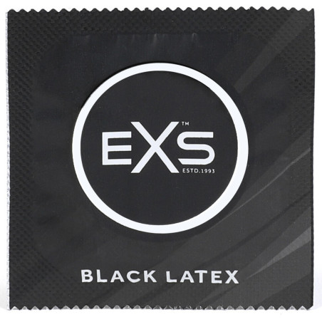 Préservatifs noirs BLACK LATEX x 48 de EXS