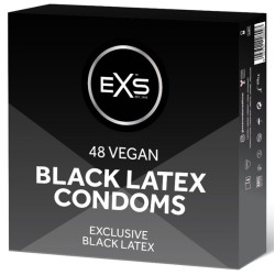 Préservatifs noirs BLACK LATEX x 48 de EXS