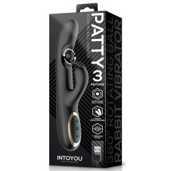 Vibro rabbit PATTY 14 x 3.6cm par INTOYOU 2