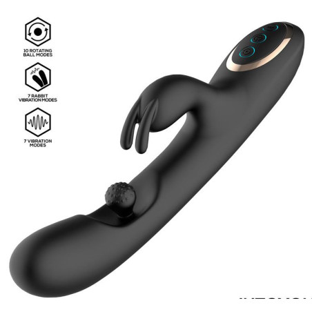 Vibro rabbit PATTY 14 x 3.6cm par INTOYOU