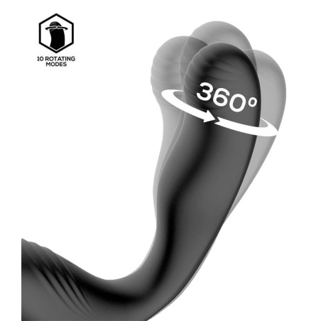 Plug prostatique + Cockring BRUCE | Vibrations et Rotation