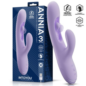 Vibro rabbit ANNIA 13 x 3.6cm de INTOYOU