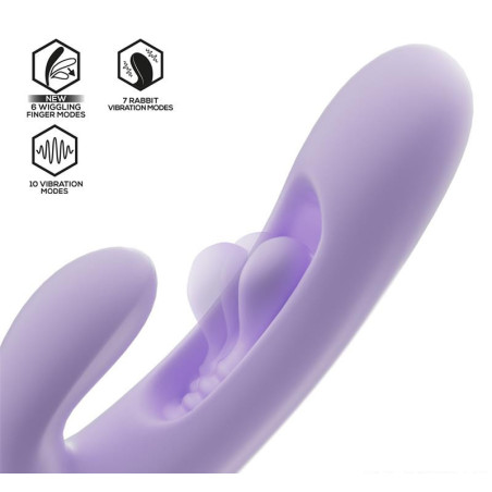 Vibro rabbit ANNIA 13 x 3.6cm de INTOYOU