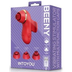 Stimulateur clitoridien BEENY 4 embouts 2