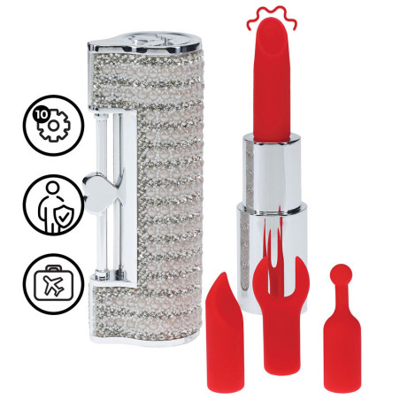 Mini Vibro + 4 embouts ANGEL Argent