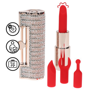 Mini Vibro + 4 embouts ANGEL Rose