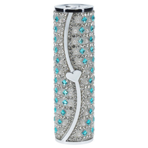 Mini Vibro + 4 embouts TIFFANY Bleu
