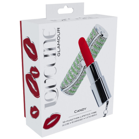 Mini Vibro + 4 embouts CANDY Vert