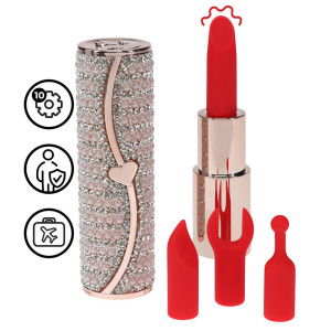 Mini Vibro + 4 embouts CANDY Rose