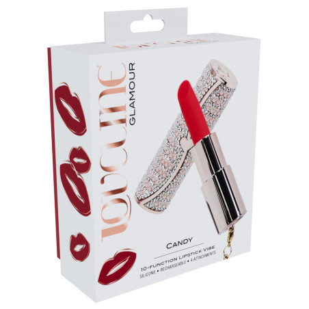 Mini Vibro + 4 embouts CANDY Rose