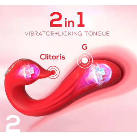 Vibro rabbit SWANA 14 x 3.3cm