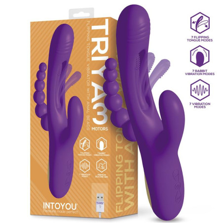 Vibro rabbit + chapelet anal TRIYA de INTOYOU