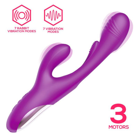 Vibro rabbit PRIYA 14 x 3.6cm de INTOYOU
