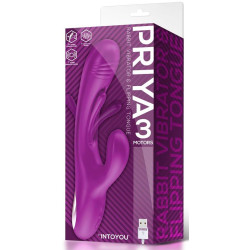 Vibro rabbit PRIYA 14 x 3.6cm de INTOYOU 2