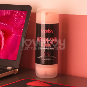 Masturbateur pussy 2 entrées vagin-anus VIRGIN-SKIN BLOWOUT Rose